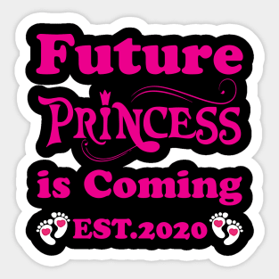 Future Princess is coming Sticker